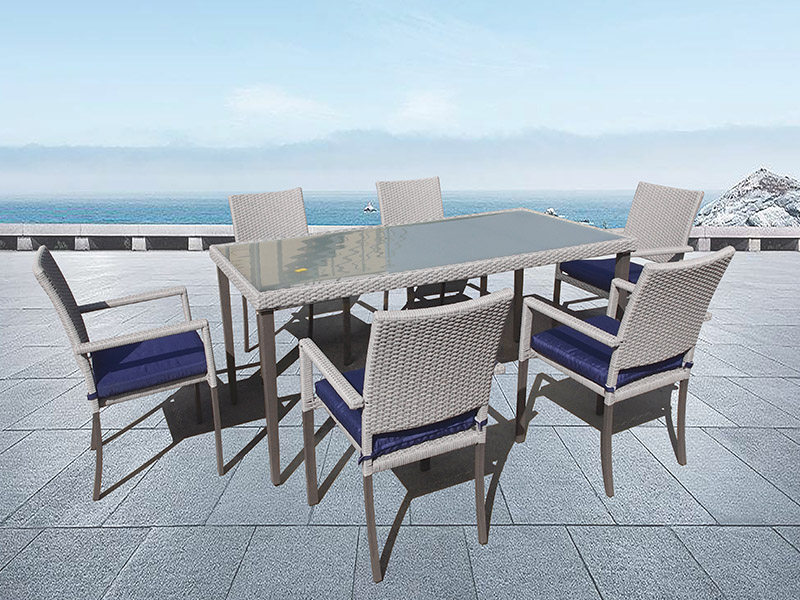 Outdoor wicker dining sets