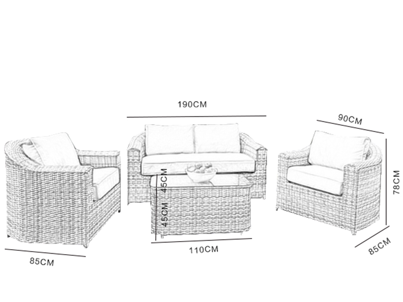 Popular sofa set