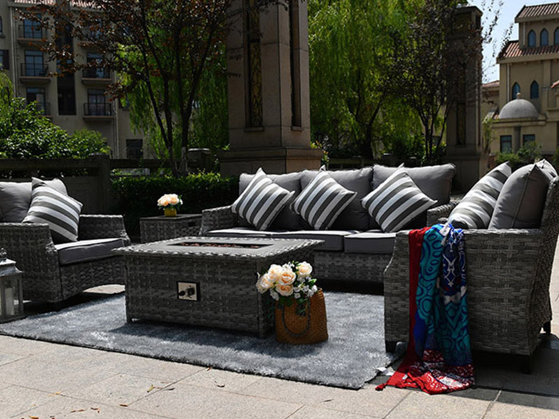 Outdoor rattan sofa sets