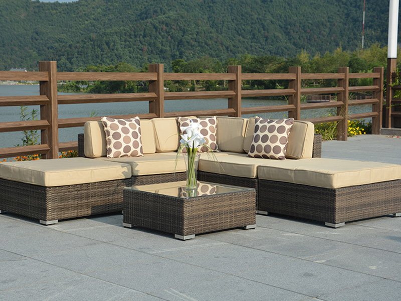 patio square rattan sofa furniture