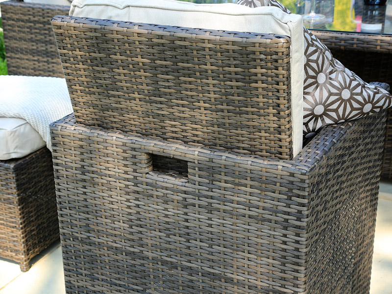 wicker patio dining set