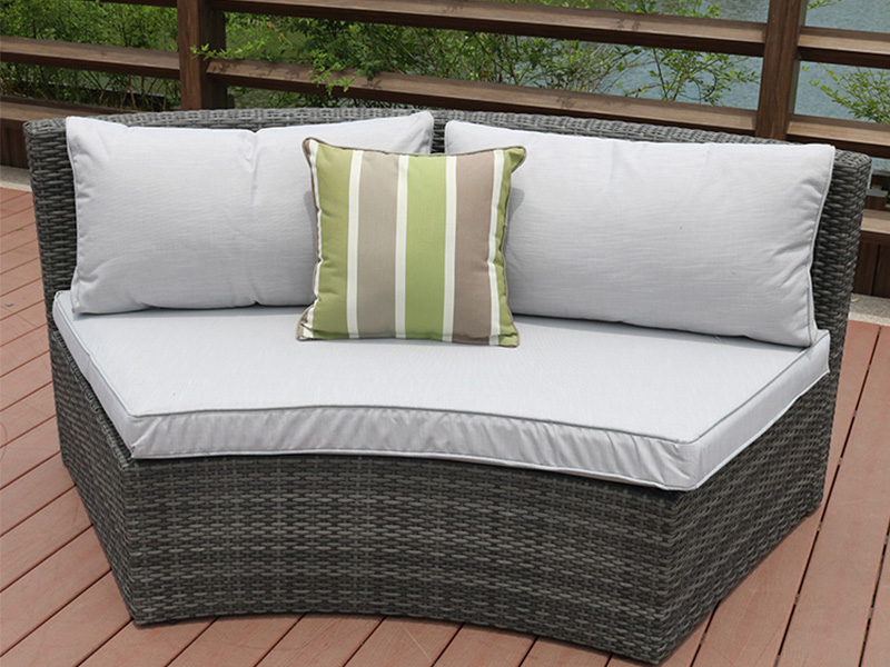 Garden furniture outdoor rattan sofa set
