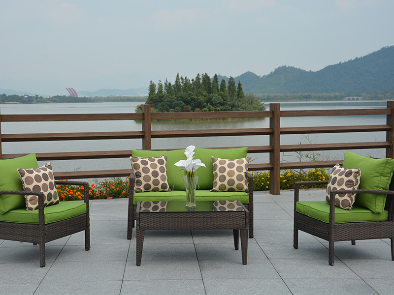 Luxury rattan sofa set