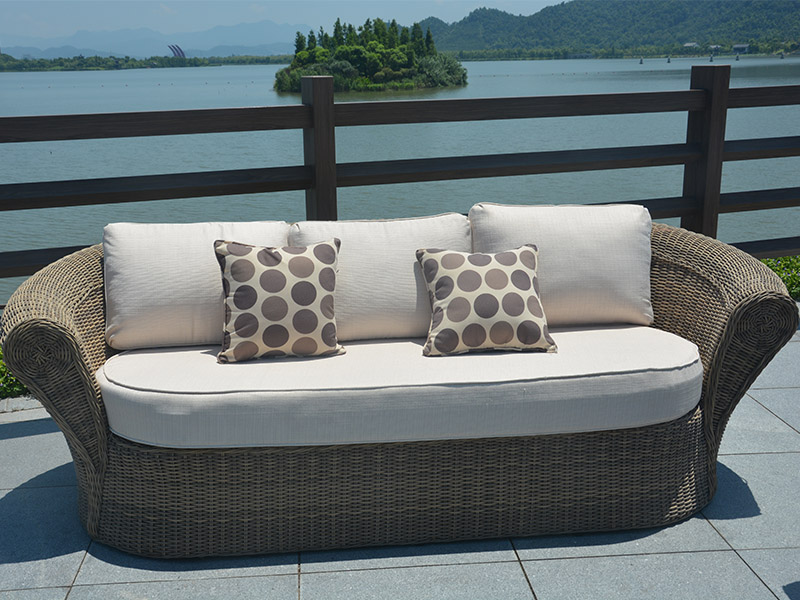 Patio rattan sofa furniture