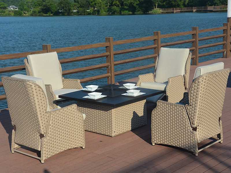 Rattan wicker furniture sofa set