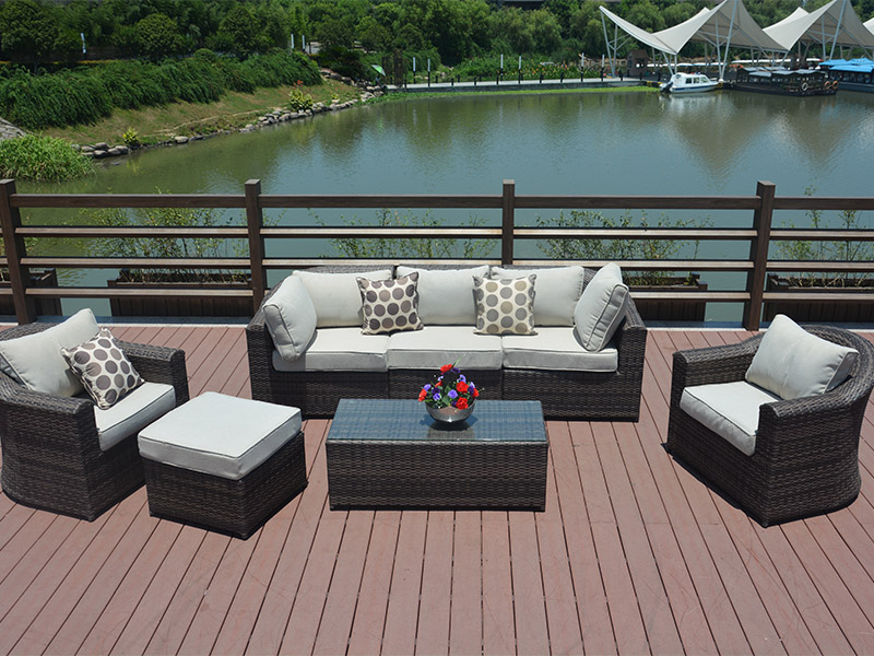 Rattan sofa garden furniture set