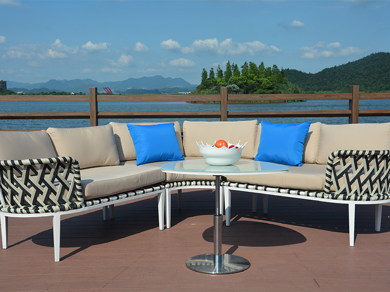 Modern furniture rattan sofa set