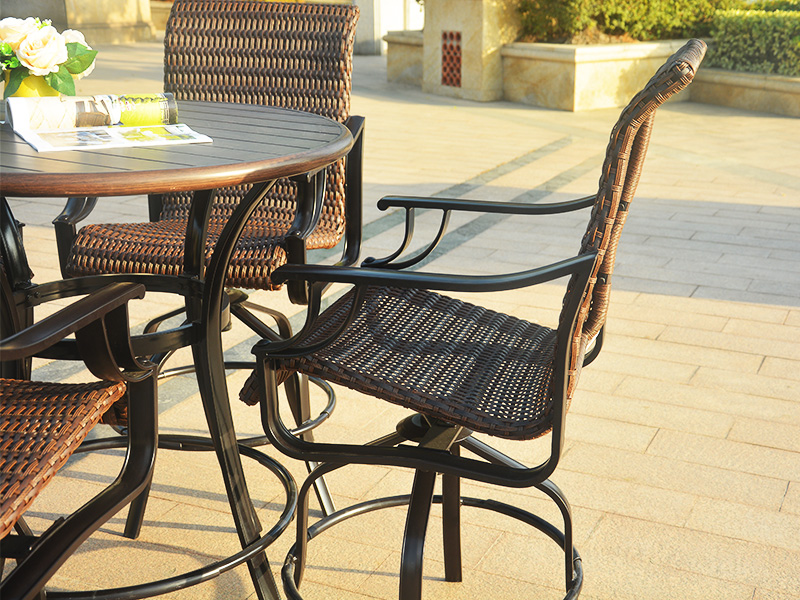 outdoor barchair set