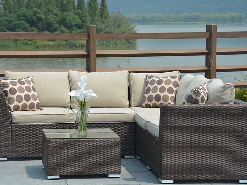 outdoor rattan sofa