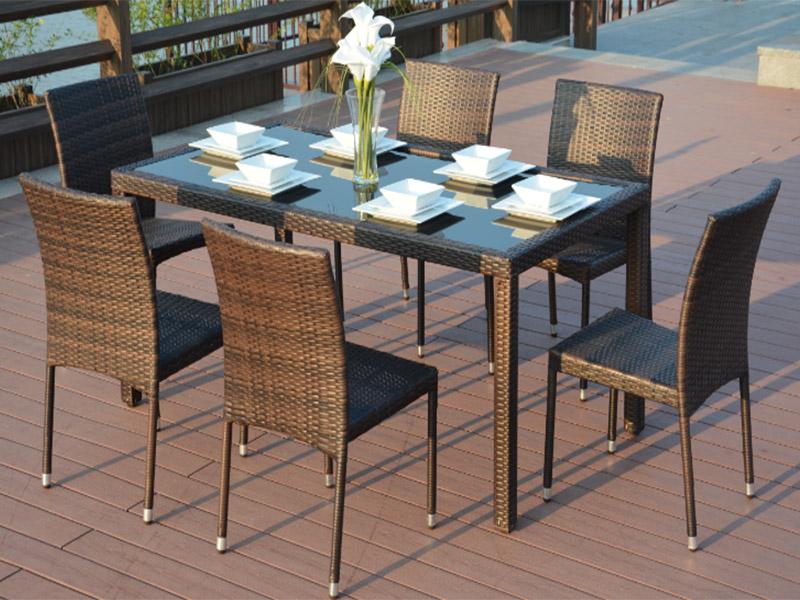 New Paleo Rattan Dining Sets furniture