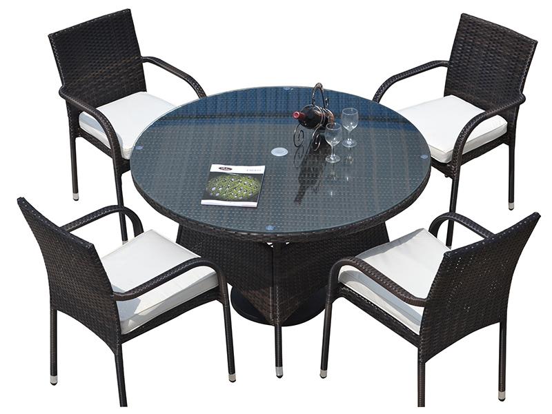 2019 newest outdoor rattan dining sets