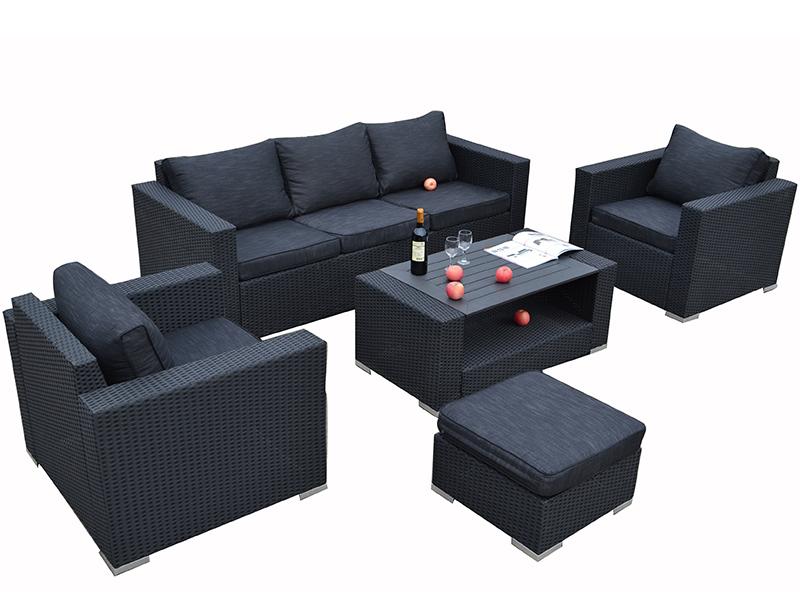 Outdoor furniture rattan sofa set