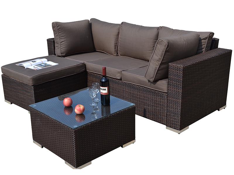 Outdoor furniture rattan sofa set