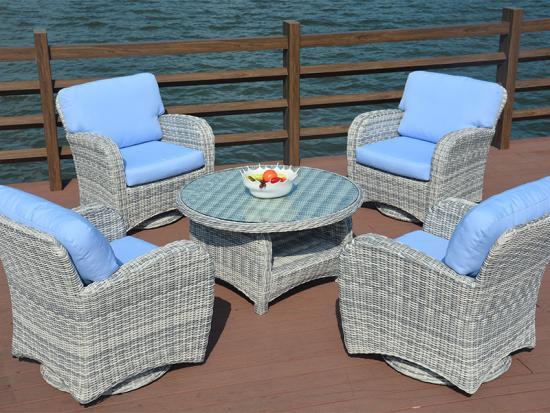 Outdoor furniture rattan sofa set