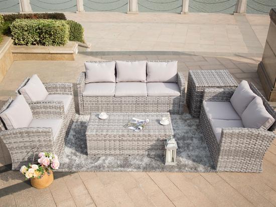 comfortable rattan sofa set